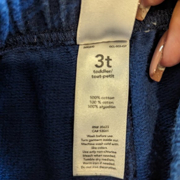 Carter's 2 Piece Set Hoodie and Joggers Size 3T 💙 - Picture 5 of 7